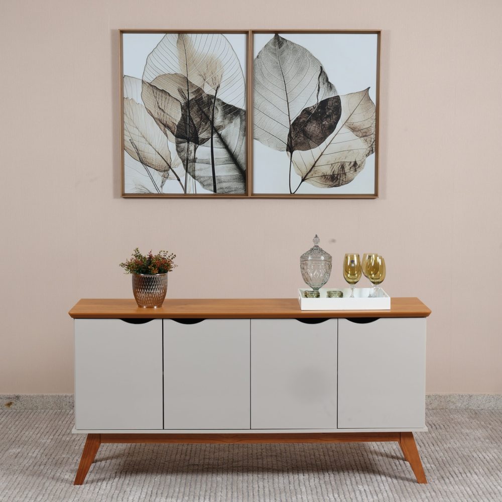 BUFFET PRISMA OFF WHITE / CINAMOMO 1,62m