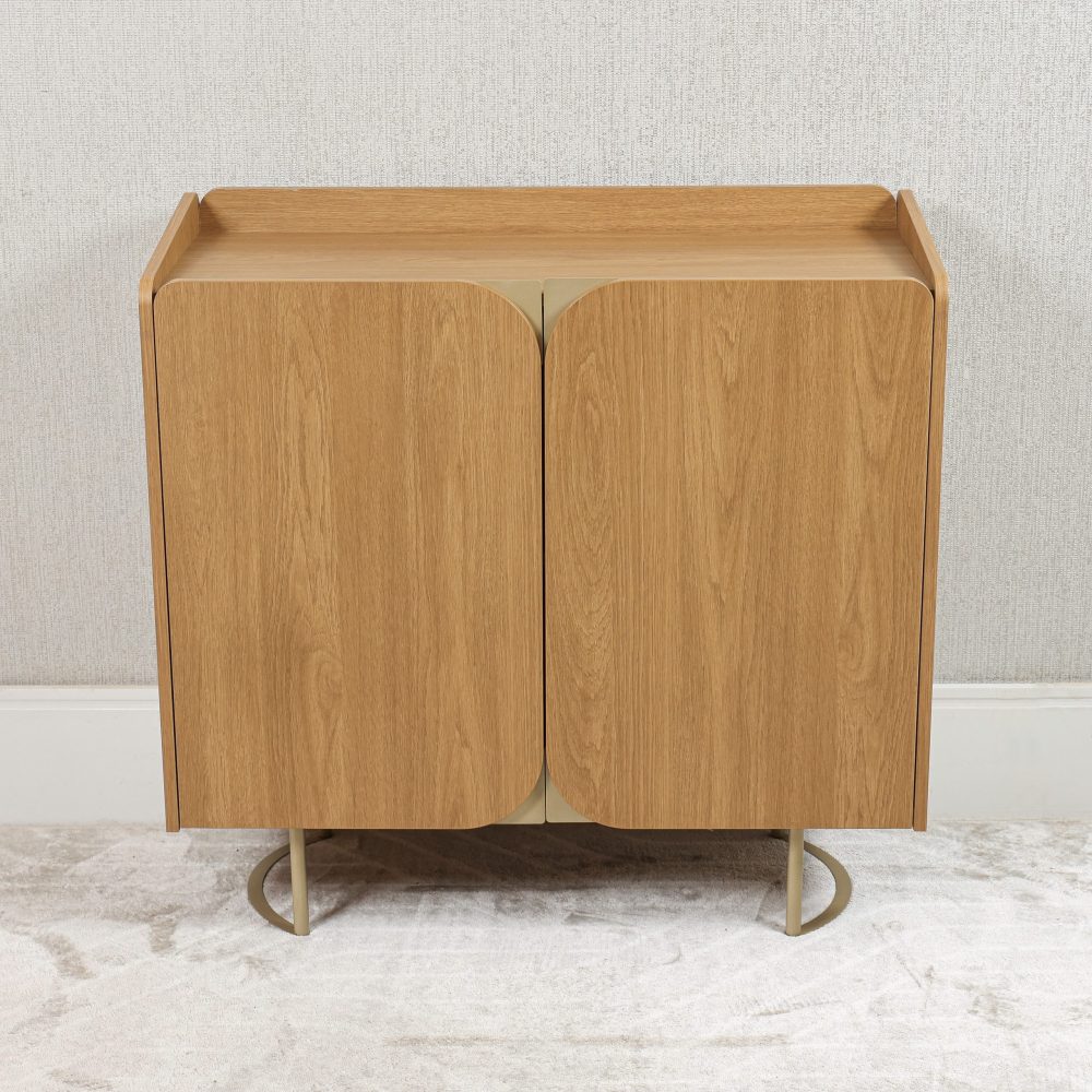 BUFFET DAKOTA  2 PORTAS CARVALHO / DOURADO