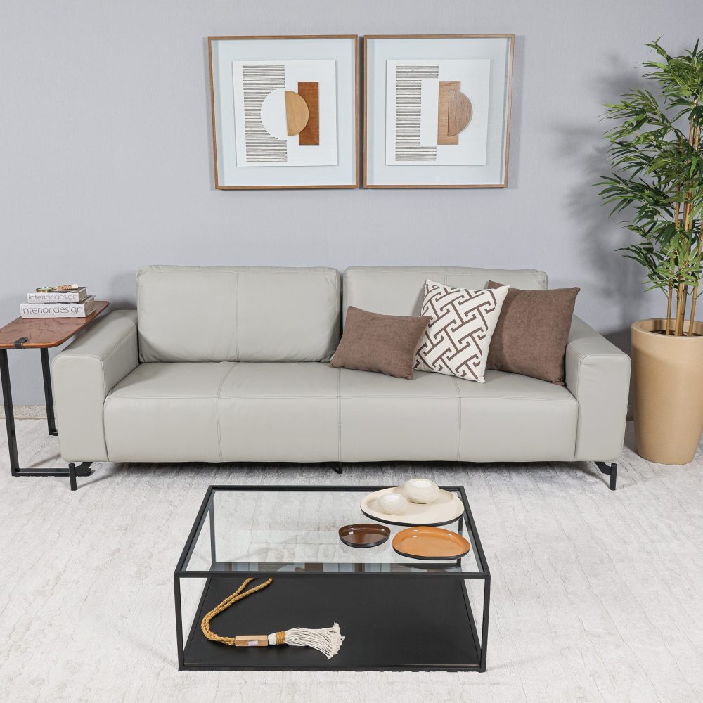 SOFA BAKEL 2,40M COURO