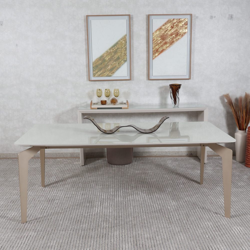 MESA JANTAR GRAZZIA OFF/CHAMPAGNE/OFF 2,00 x 1,00