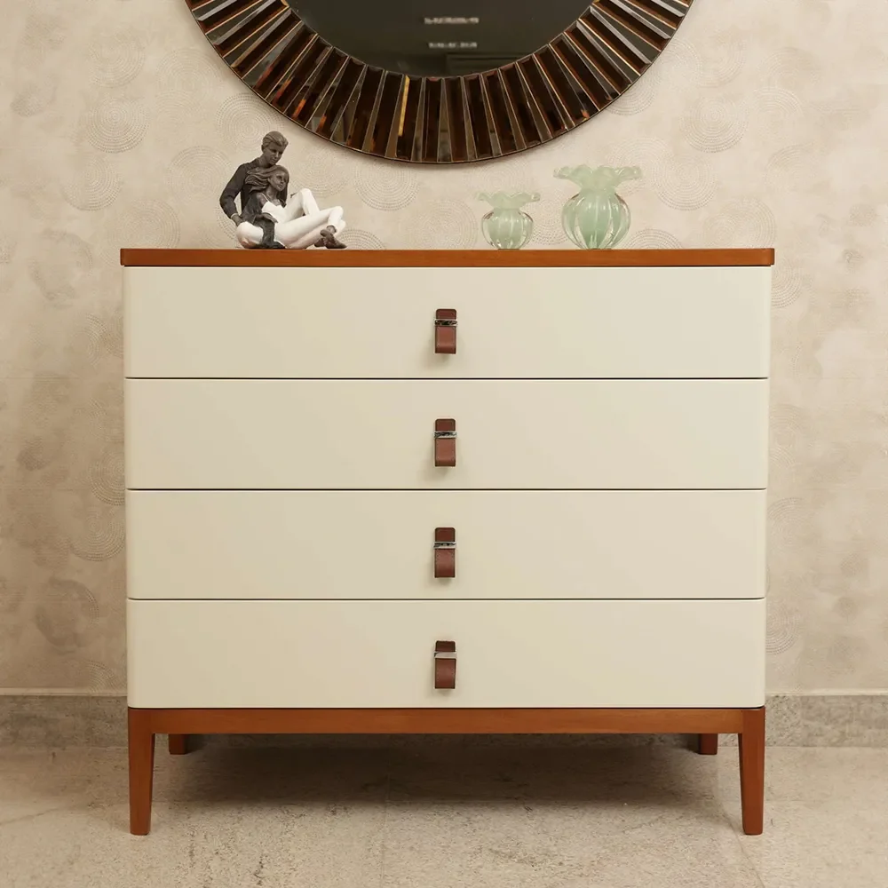 Cômoda Roma Nogueira / Off white