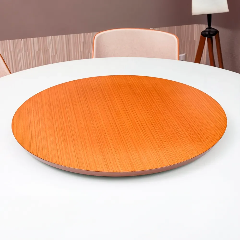 Prato Giratório Castanho Para Mesa de Jantar 0,80