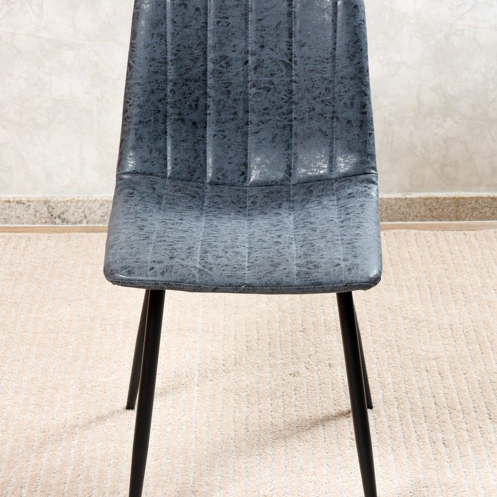 CADEIRA REF 5019 MAD/METAL CINZA