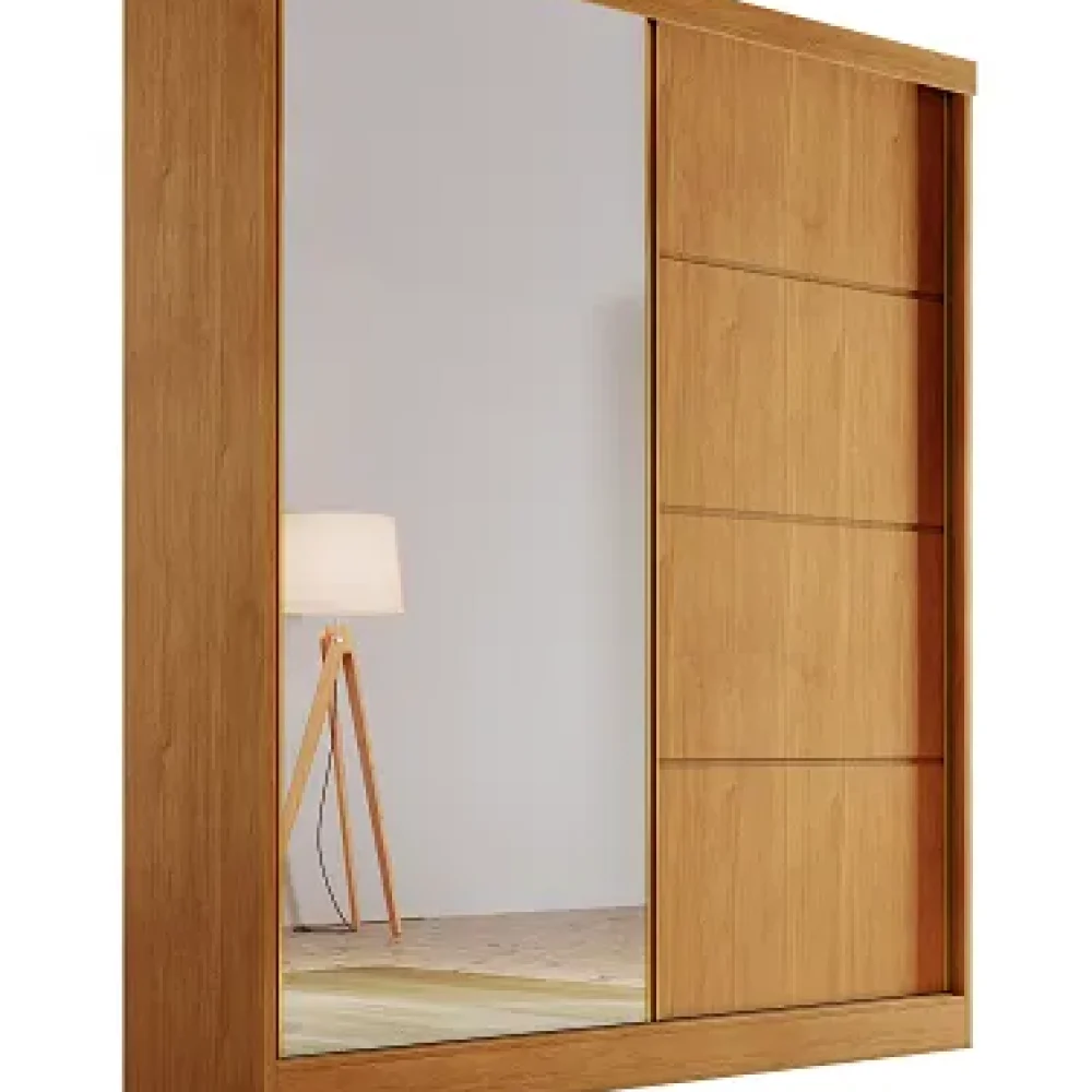 Guarda Roupa Veneza 2 Portas com Espelho 1,80MTS