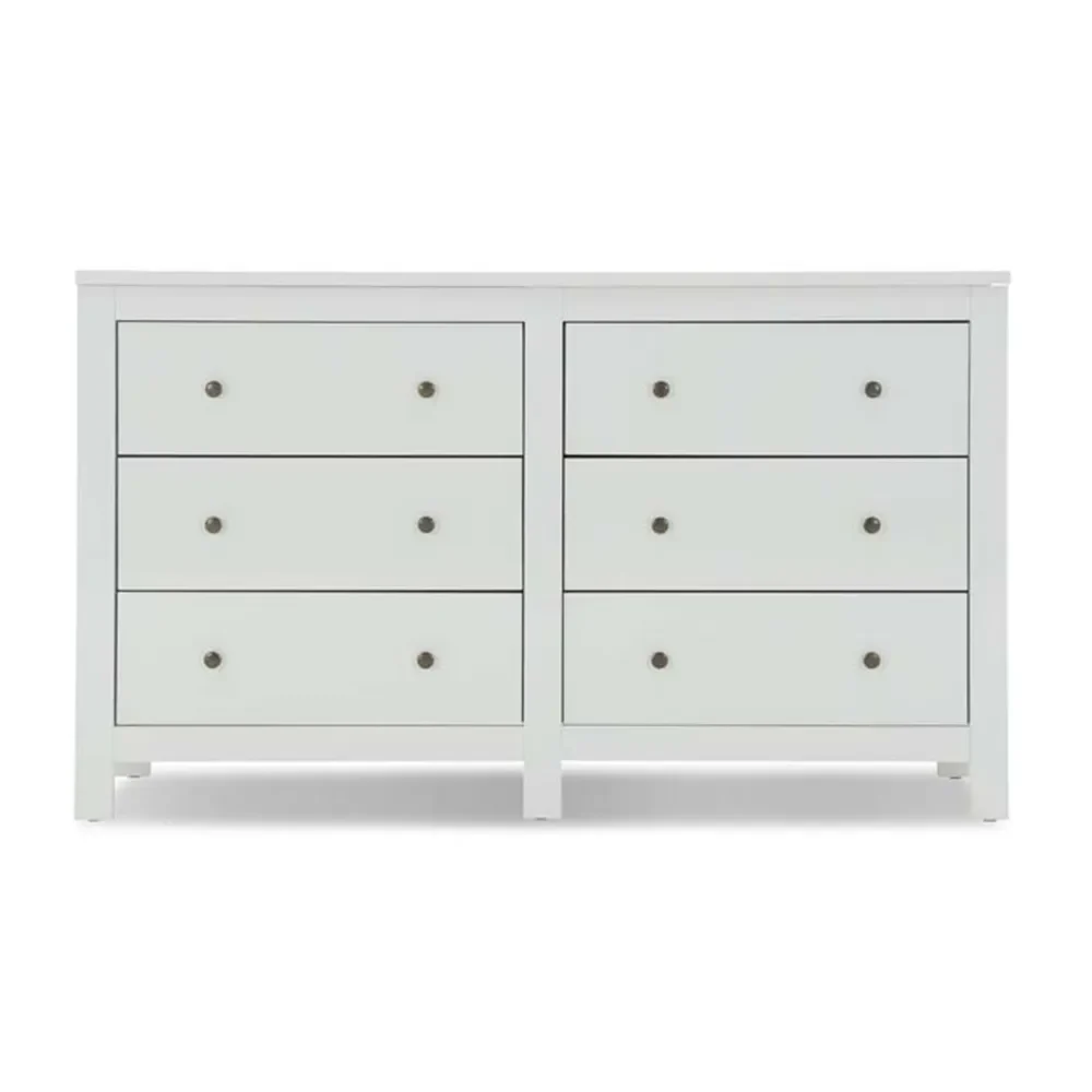 CÔMODA MAGGIORE c/ 6 Gav Branco 1,62Mts