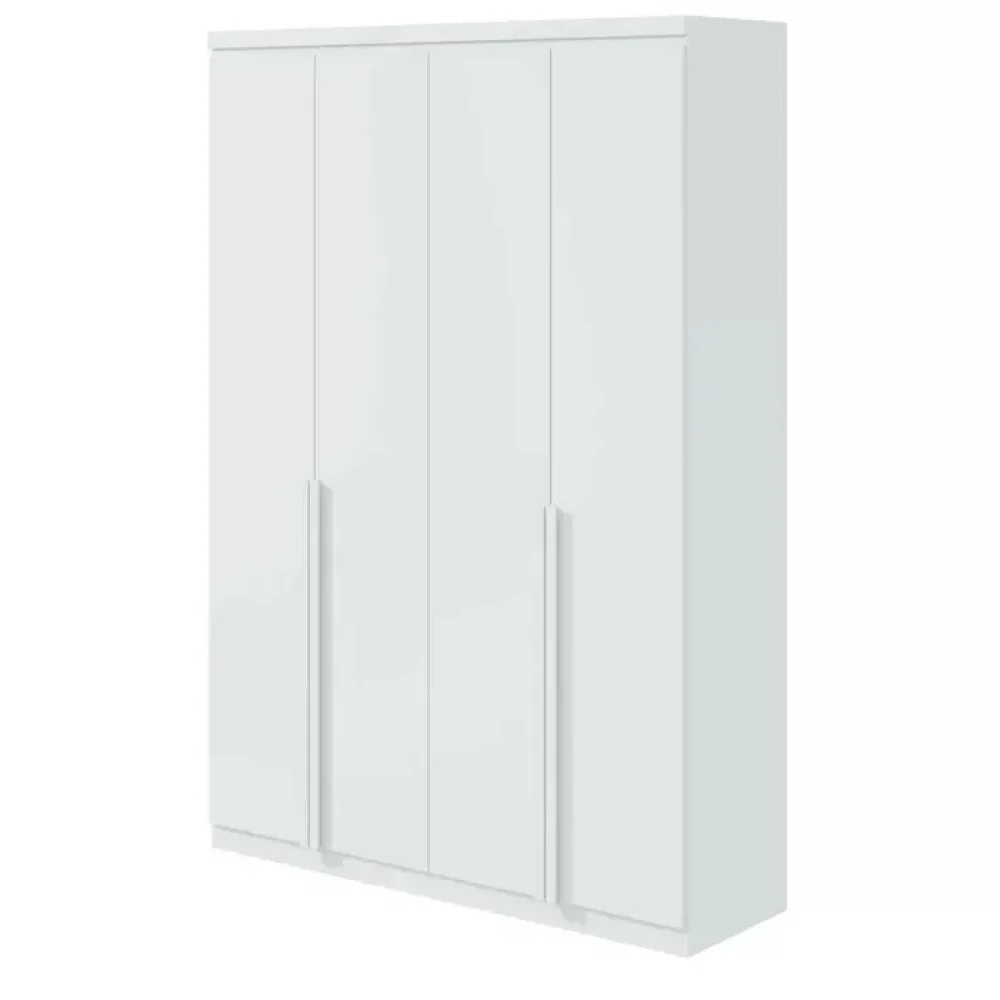 Guarda Roupa Alonzo 4 PT Branco 1.54m